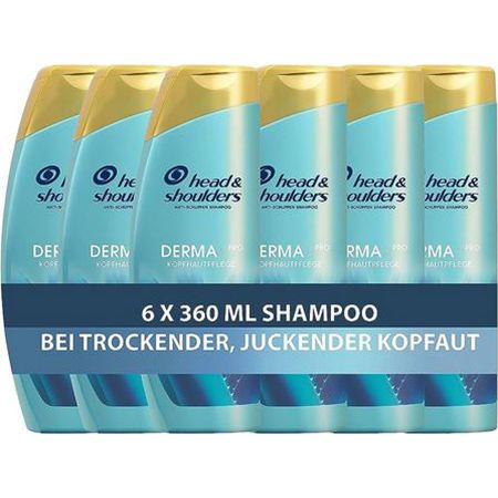 6er Pack Head & Shoulders Derma X Pro Shampoo, 360ml ab 18,95€ (statt 30€)