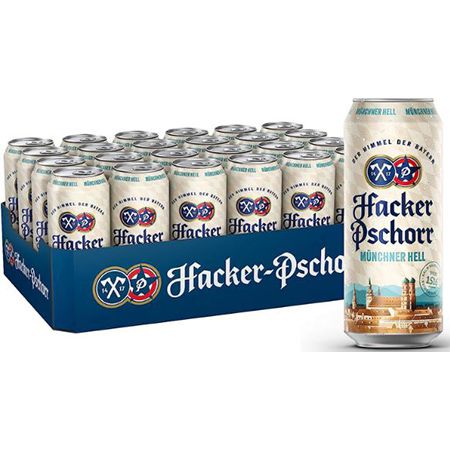 🍻 24er Pack Hacker-Pschorr Münchner Hell, 0,5l ab 20,31€ (statt 28€)