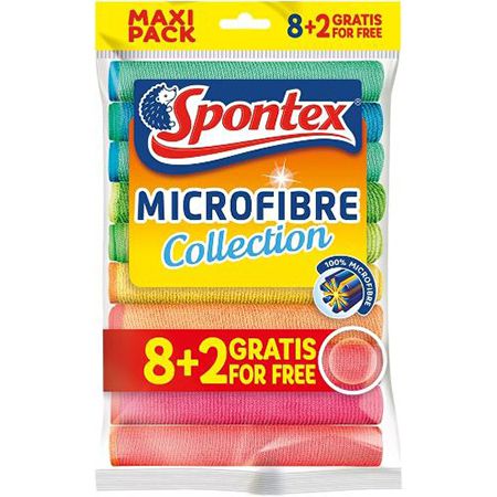 10er Pack Spontex Mikrofaser Allzwecktücher ab 3,91€ (statt 9€)