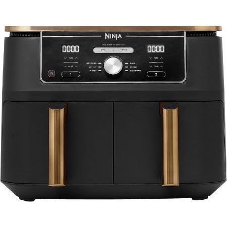 Ninja Foodi AF400EUCP MAX 2 Zonen Heißluftfritteuse, 9.5L für 169,99€ (statt 220€)