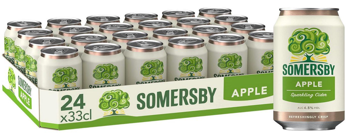 24er Pack Somersby Apple Cider, 0.33L Dose ab 21,84€ (statt 36€)