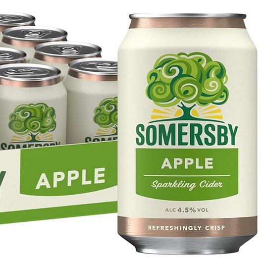 24er Pack Somersby Apple Cider, 0.33L Dose ab 21,83€ (statt 36€)