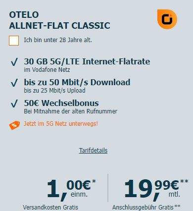 Google Pixel 7a + Vodafone Allnet Flat mit 30GB 5G für 19,99€ mtl. + 135€ Bonus