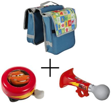 FISCHER Kinder 6L Fahrradtasche mit Hupe & Klingel für 8,99€ (statt 26€)