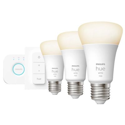 💡 3er Pack Philips Hue White E27 + Bridge + Dimmschalter ab 59,99€ (statt 79€)