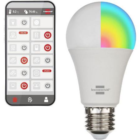 Brennenstuhl Connect SB 800 WLAN LED Glühbirne, E27 für 8,99€ (statt 12€)