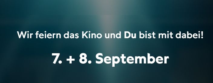 Kinofest 2024   2 Tage alle Filme für nur 5€ am 07. & 08. September