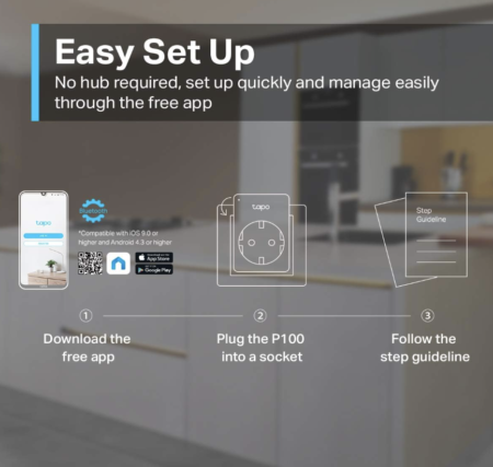 TP Link Tapo WLAN Smart Steckdose P100 für 7,56€ (statt 11€)