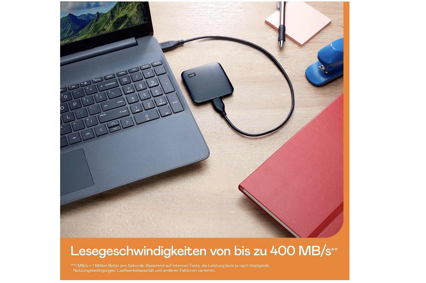 WD Elements™ SE SSD externe SSD mit 2TB für 82,99€ (statt 120€)