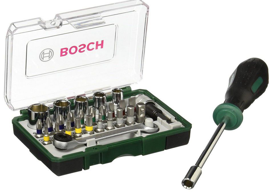 Bosch Mini Ratschen Set 27 tlg. für 13,97€ (statt 20€)