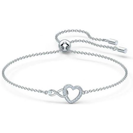 Swarovski Infinity Heart Armband mit 24 Swarovski Kristallen für 44€ (statt 55€)