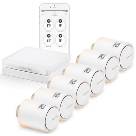 6er Set Netatmo Heizkörper Thermostat + Bridge für 329,95€ (statt 454€)