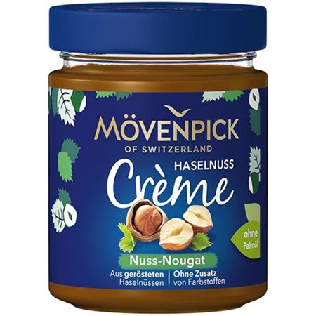 Mövenpick Haselnuss Crème mit Nuss Nougat, 300g für 2,84€