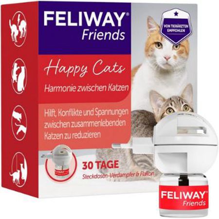 Feliway Friends Start Set für Katzen mit Verdampfer & Flakon ab 19,19€ (statt 27€)