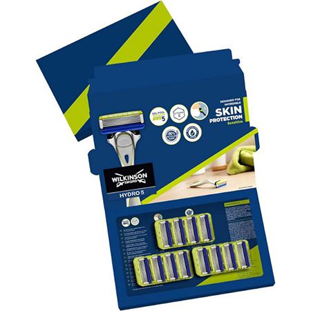 12er Pack Wilkinson Sword Hydro 5 Sensitive Rasierklingen ab 15,03€ (statt 26€)