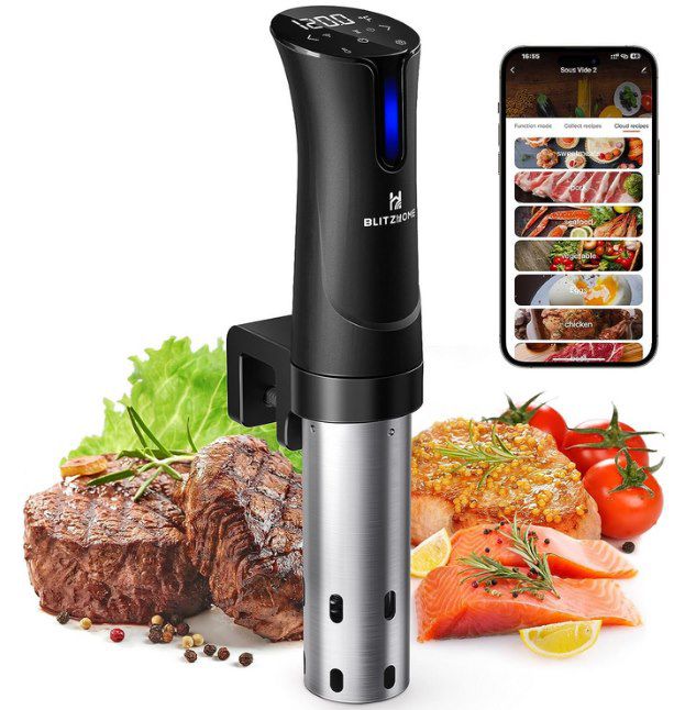 Blitzhome Sous Vide Garer mit App Anbindung für 47,99€ (statt 80€)