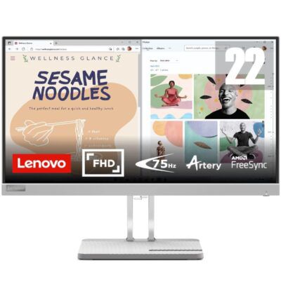 Lenovo L22e-40 Full-HD Monitor mit 75Hz und AMD FreeSync für 65,99€ (statt 95€)