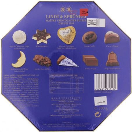 Lindt Weihnachts Zauber Pralinés, 200 g für 7,87€ (statt 13€)