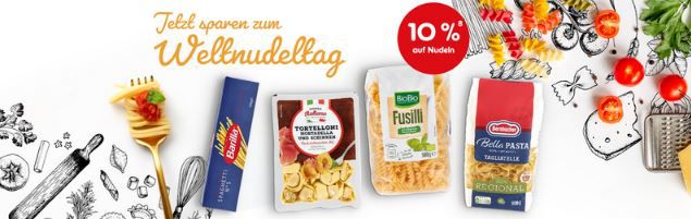 Netto Online: 10% Rabatt auf Nudeln   z.B. 15x 500g Riesa Spirelli für 21€ (statt 24€)