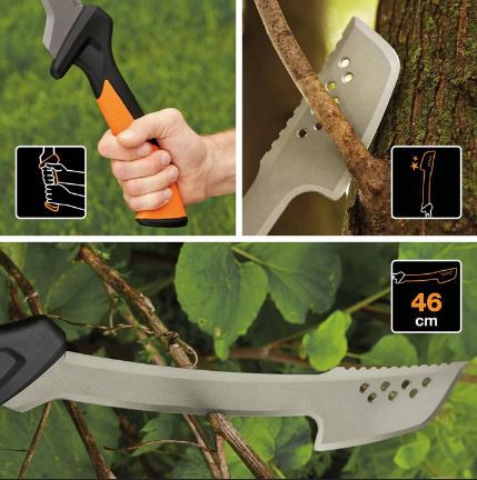 Fiskars Machete Axt inkl. Holster aus Nylon, 46 cm für 46€ (statt 55€)