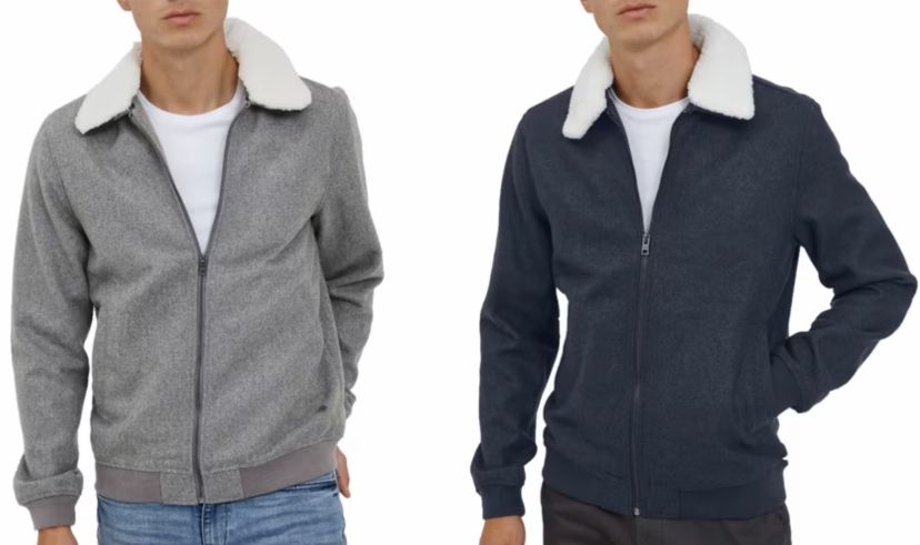 2x !SOLID Leonel Übergangsjacke mit Teddy Fell für 29,68€ (statt 100€)