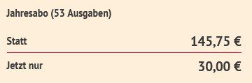 Freizeit Revue Jahresabo (53 Ausgaben) für 30€ (statt 146€) – selbstkündigend