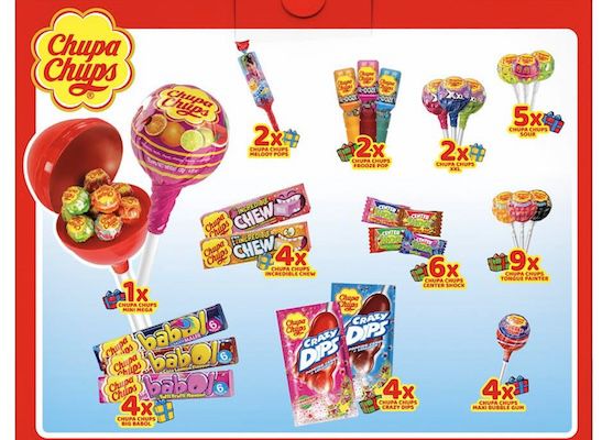 Chupa Chups XXL Adventskalender 2024 872g für 24,99€ (statt 30€)