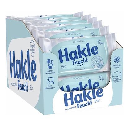 504er Pack Hakle Feucht Pur feuchtes Toilettenpapier ab 12,63€ (statt 18€)