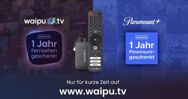 12 Monate waipu.tv Perfect inkl. 4K für Stick 59,99€ (statt Plus 156€)