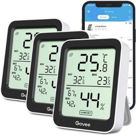 Govee H5075, Thermometer and hygrometer