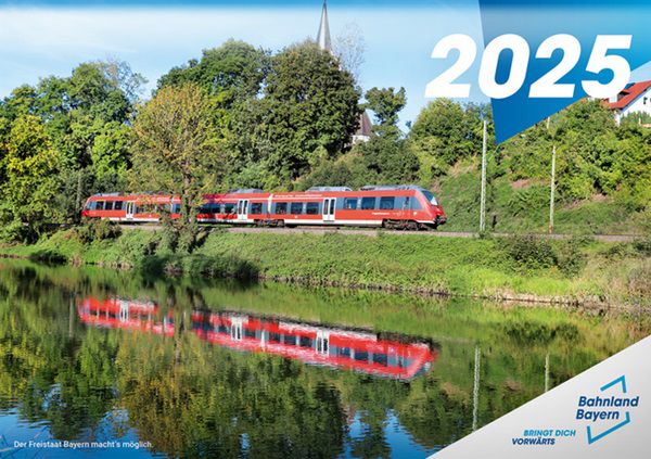 Kostenloser Bahnland Bayern Wandkalender 2025