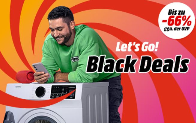 MediaMarkt ⚫Black Deals: z.B. DELONGHI Magnifica S Kaffeevollautomat für 249€ (statt 307€)