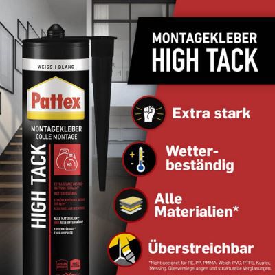 Pattex Montage High Tack Montagekleber, 511g Kartusche für 8,99€ (statt 14€)