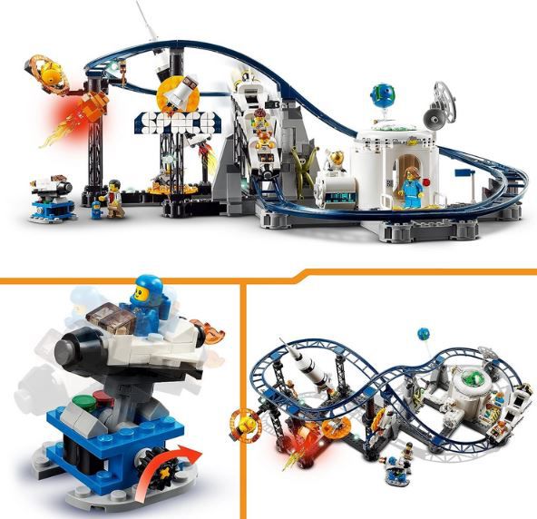 LEGO 31142 Creator 3 in 1 Weltraum Achterbahn für 62,04€ (statt 73€)