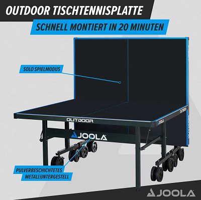 Joola J500A 442,14€ Tischtennisplatte für Outdoor 588€) (statt