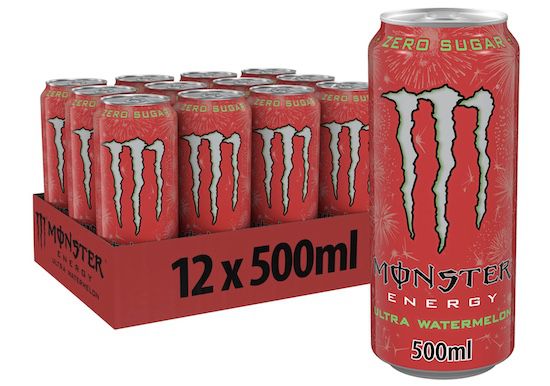 🍉 12x Monster Energy Ultra Watermelon für 9,32€ (statt 16€)