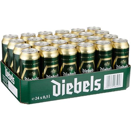 🍺 24er Pack Diebels Alt Dosenbier ab 18€ (statt 23€)