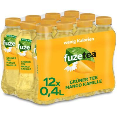 12 x 400ml Fuze Tea Mango Kamille ab 8,99€ (statt 13€)