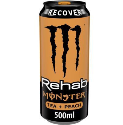 12x Monster Energy Rehab Peach Energy Iced Tea ab 10€ (statt 18€)