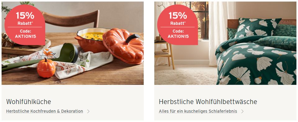 👕🎃🪑 Tchibo: 15% Rabatt auf viele Kategorien   z.B. Kochtopf Set mit Holzgriff für 59,49€ (statt 70€)