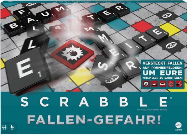 Mattel Scrabble Fallen Gefahr (deutsche Version) für 11,49€ (statt 27€)