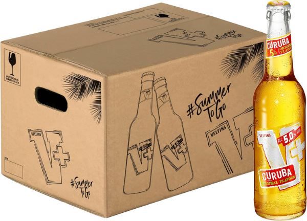 20er Pack V+ Curuba Biermischgetränk, 0.33 l Flasche ab 11,39€ + Pfand (statt 23€)