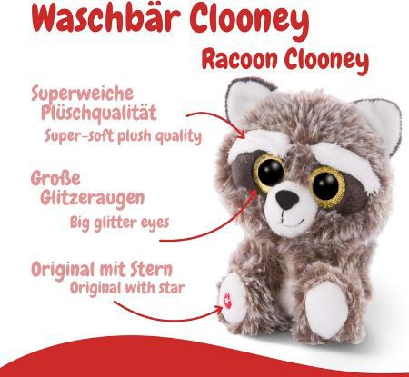 Nici 46621 Glubschis Waschbär Clooney für 3,38€ (statt 8€)