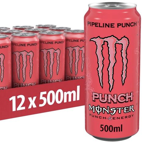 🍊 12x Monster Energy Pipeline Punsch Maracuja, Orange & Guave für 9,69€ (statt 18€)