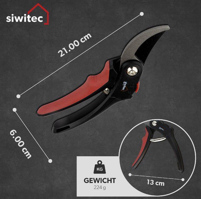 siwitec Bypass Getriebeastschere + Bypass Gartenschere für 23,39€ (statt 31€)