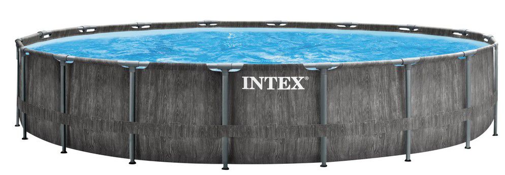 Intex PrismFrame Greywood Pool Set Ø 549 x 122cm für 189,90€ (statt 269€)