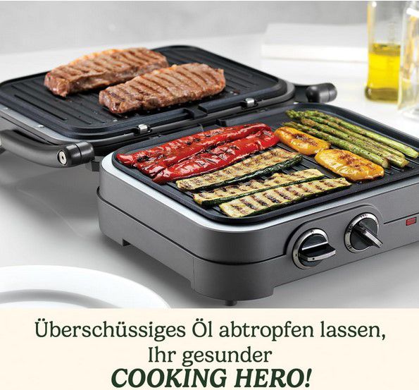 🥩 Cuisinart Griddle & Grill Kontaktgrill für 58,90€ (statt 106€)