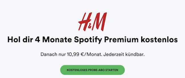 4 Monate Spotify Premium Angebot 🎧 komplett kostenlos testen