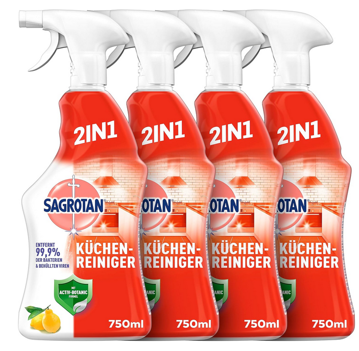 4x Sagrotan Allzweck Reiniger je 750ml für 8,92€ (statt 16€)