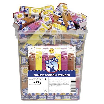 2,3 kg Ahoj-Brause Brause-Bonbon-Stangen für 14,24€ (statt 19€)